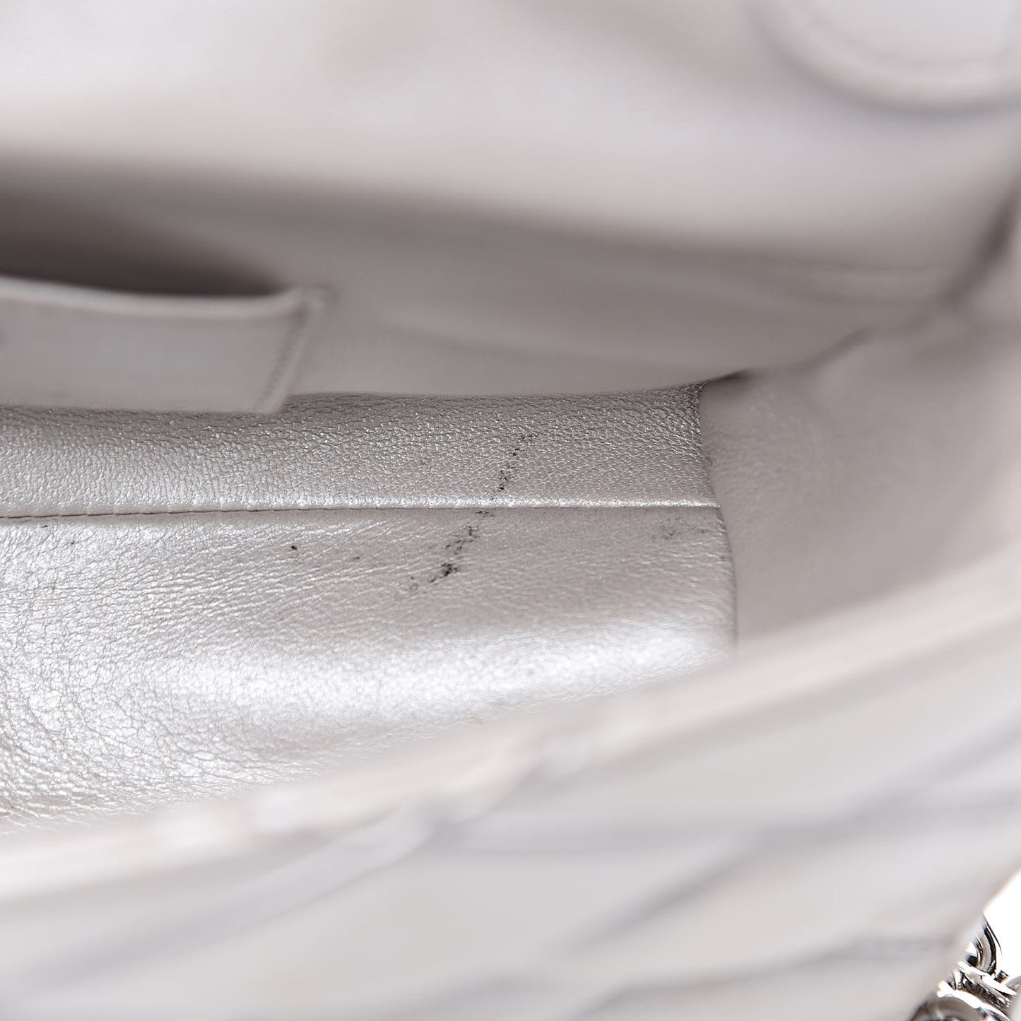 Lambskin Malletage GO-14 PM Silver