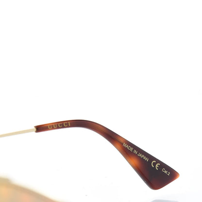 Gucci Aviator Sunglasses GG0107/S Gold Orange 5 of 8