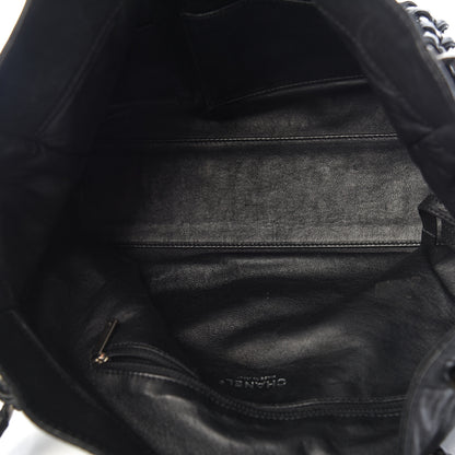 Chanel Glazed Calfskin Modern Chain Tote Black 5 of 12