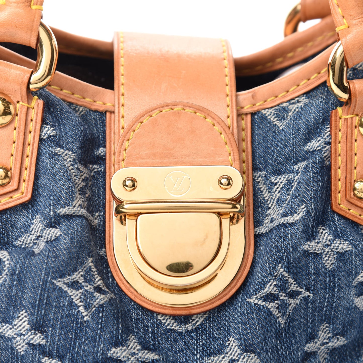 Monogram Denim Pleaty Blue