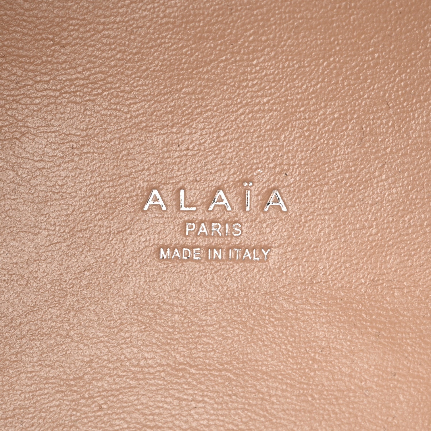 Alaia Calfskin Vienne Wave Mina 16 Bag Gris Perle 6 of 9