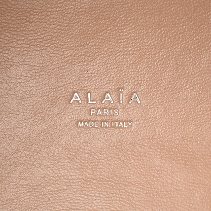 Alaia Calfskin Vienne Wave Mina 16 Bag Gris Perle 6 of 9