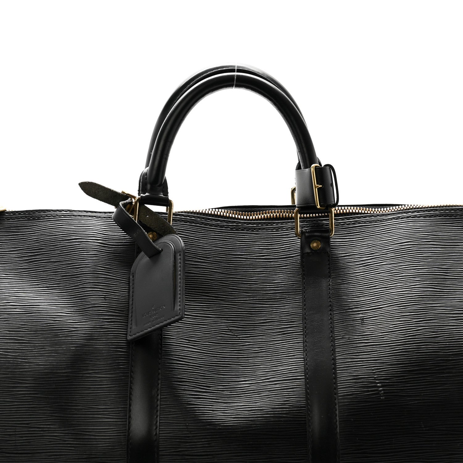 Louis Vuitton Epi Keepall 50 Black 7 of 17