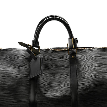 Louis Vuitton Epi Keepall 50 Black 7 of 17