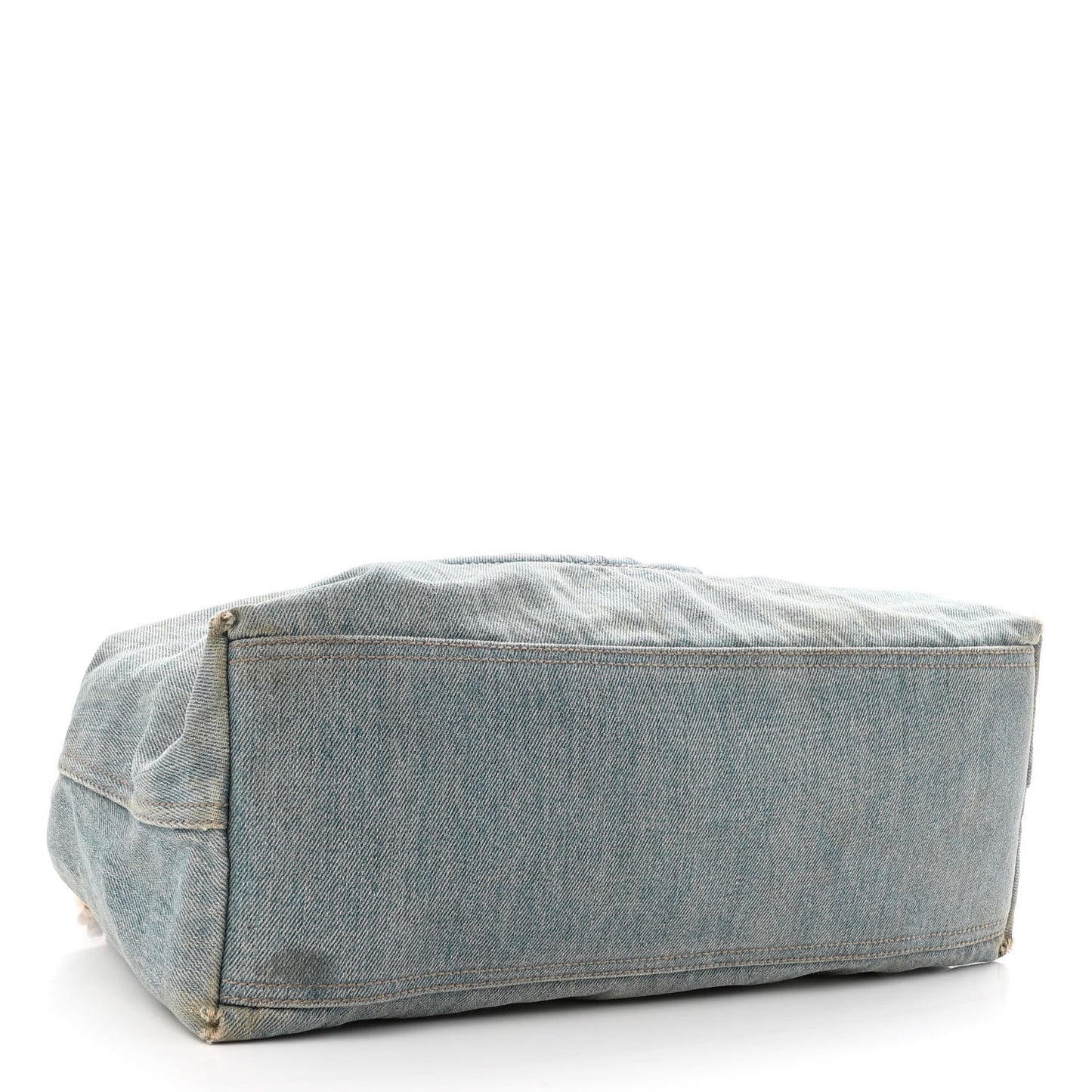Denim Soho Chain Shoulder Bag Blue