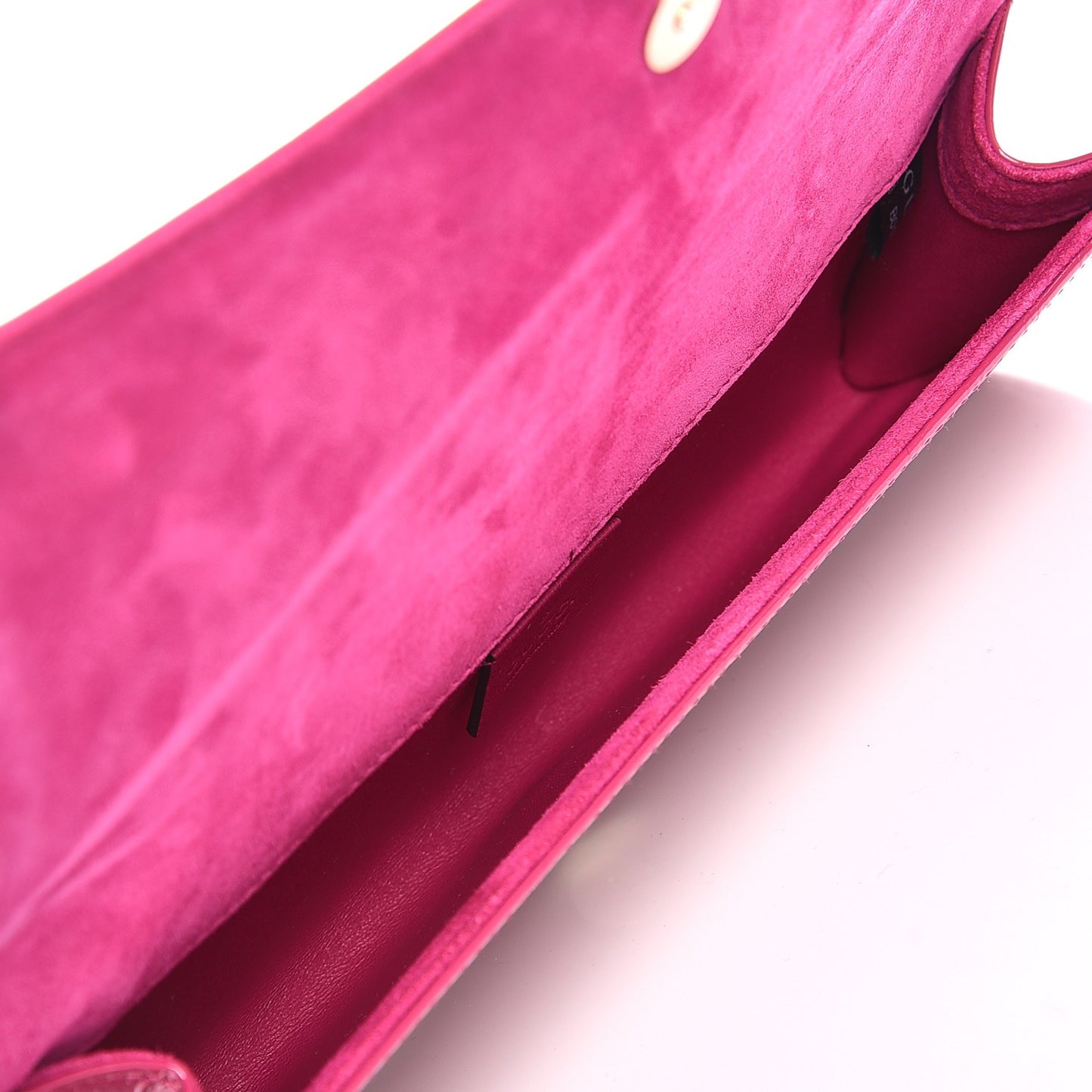 Patent Microguccissima Small Broadway Clutch Peonia Flower