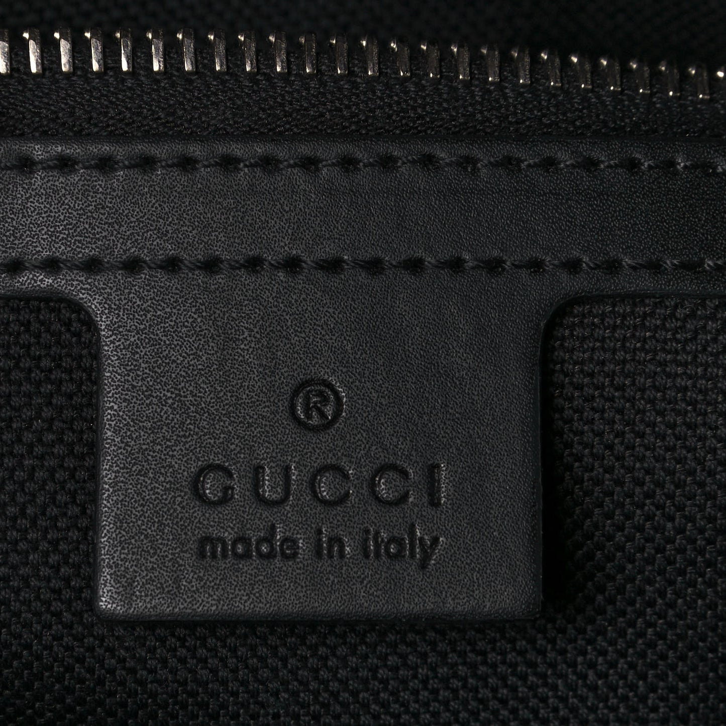 Soft GG Supreme Monogram Web Belt Bag Black Grey
