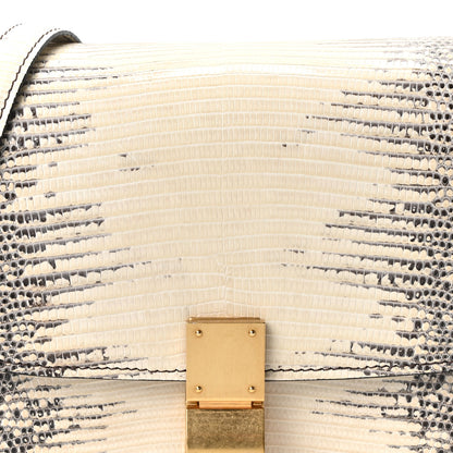 Celine Lizard Small Classic Box Flap Bag Natural 8 of 10