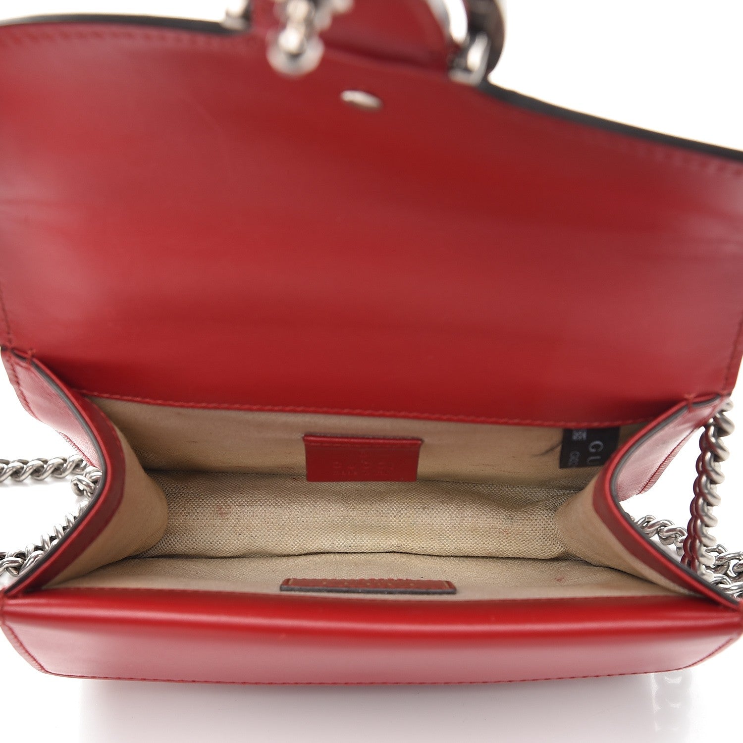 Gucci Calfskin Chinese New Year Mini Dionysus Shoulder Bag Hibiscus Red 6 of 11