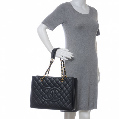Chanel Caviar Grand Shopping Tote GST Black 2 of 8