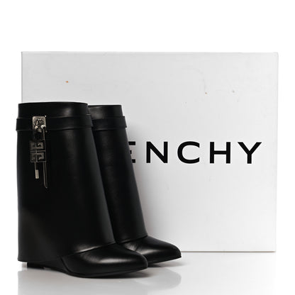 Givenchy Calfskin Shark Lock Ankle Boots 38 Black 8 of 8