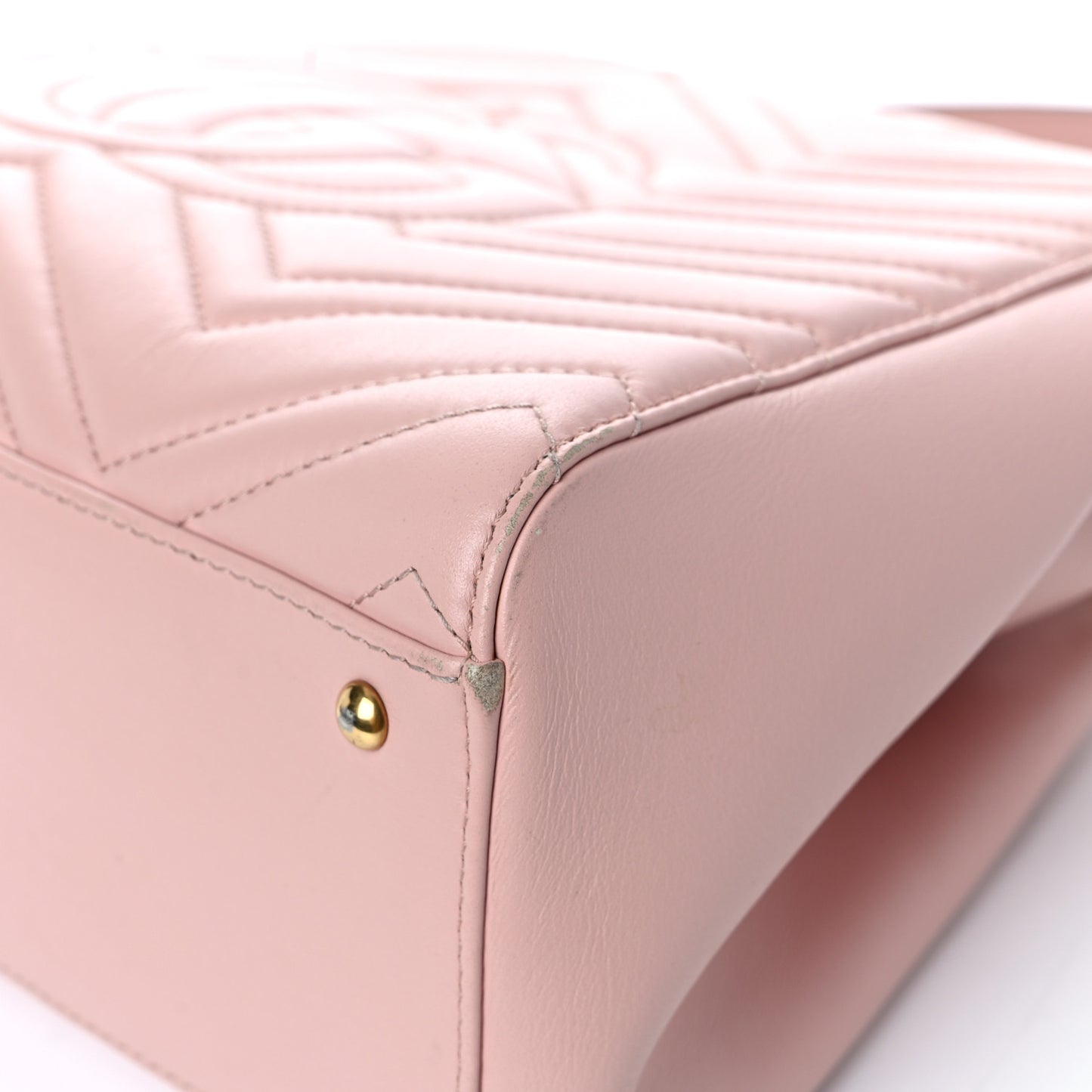 Calfskin Matelasse Small GG Marmont Tote Perfect Pink