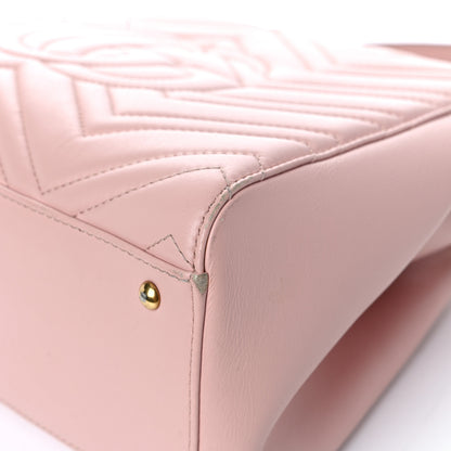 Gucci Calfskin Matelasse Small GG Marmont Tote Perfect Pink 13 of 16