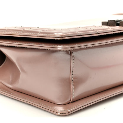 Chanel Iridescent Glazed Calfskin Medium Boy Flap Light Pink 9 of 10