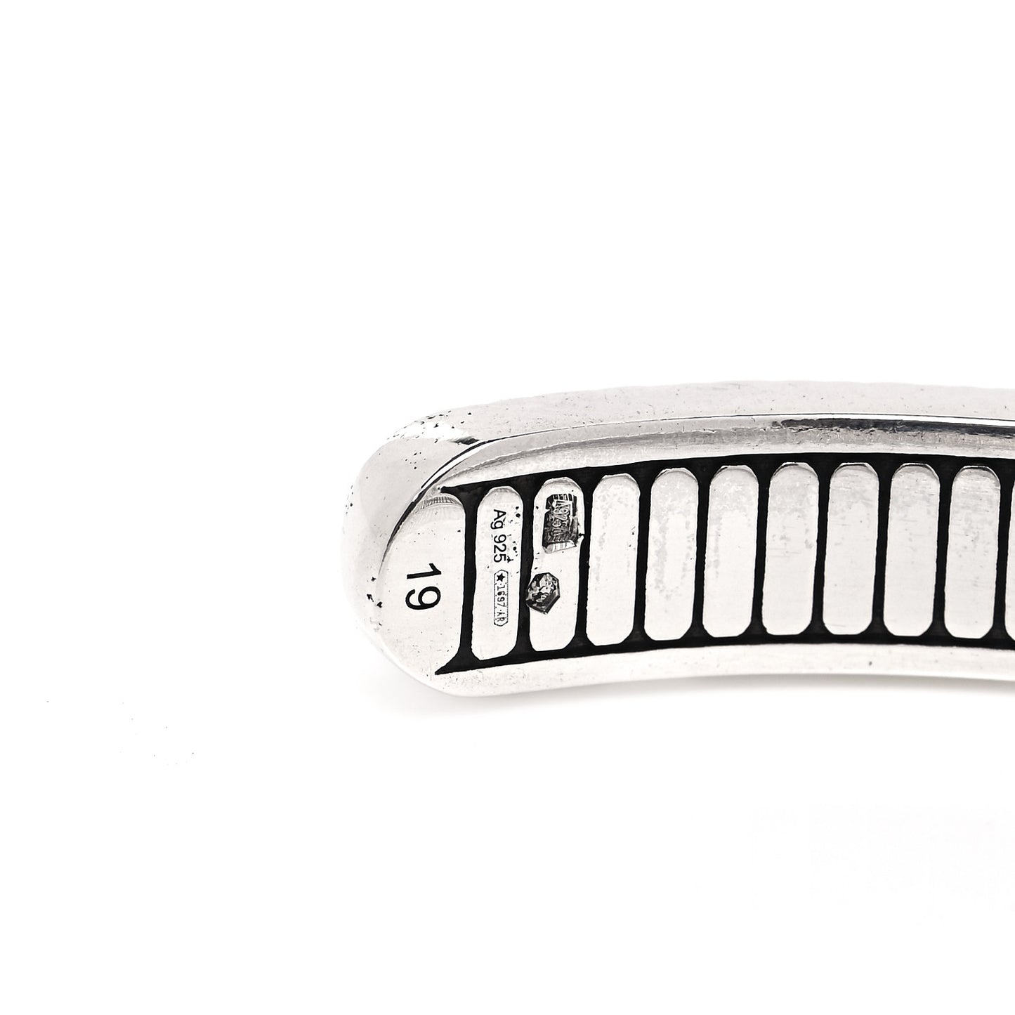 Sterling Silver Double G Marmont Cuff Bracelet