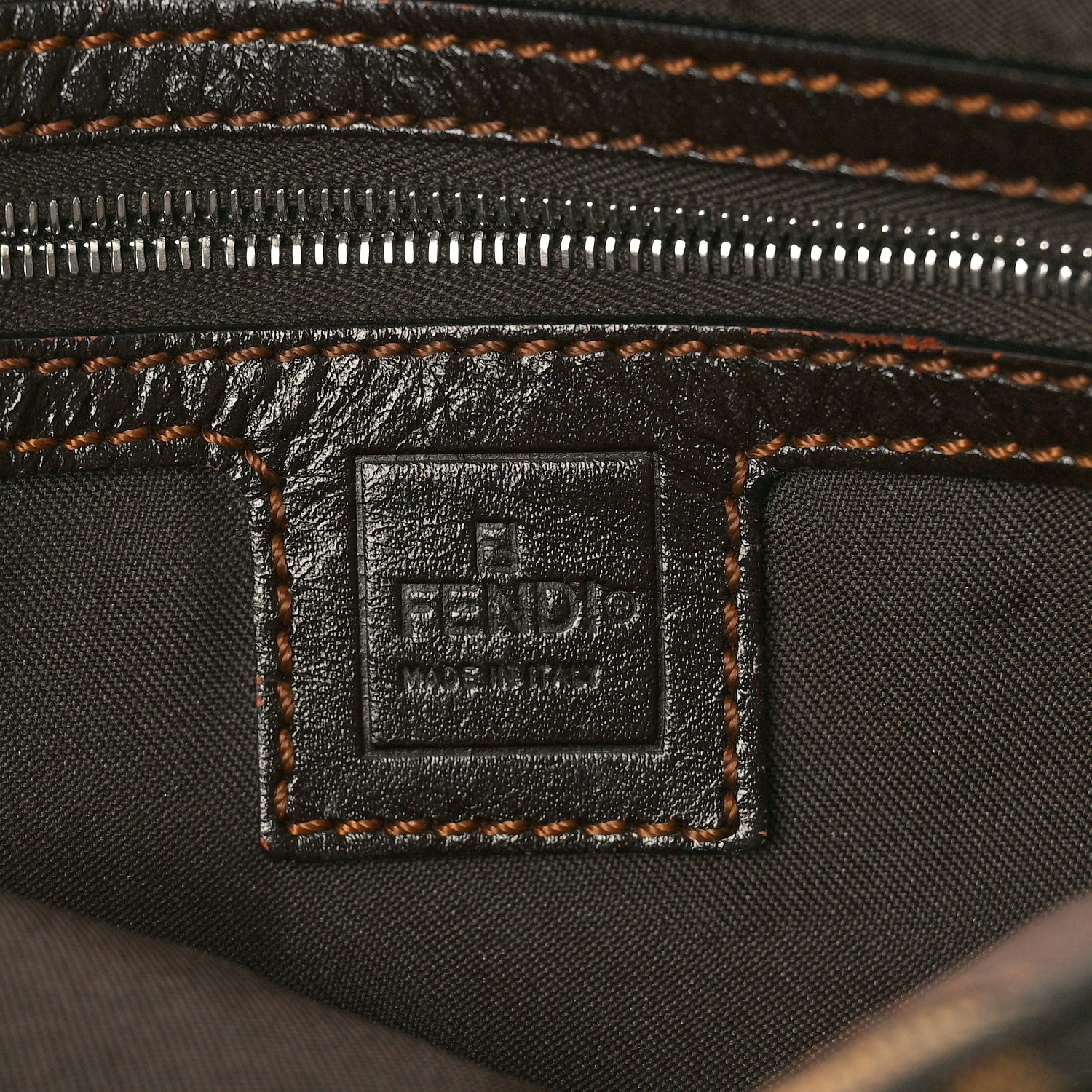 Fendi Zucca Baguette Tobacco 6 of 9