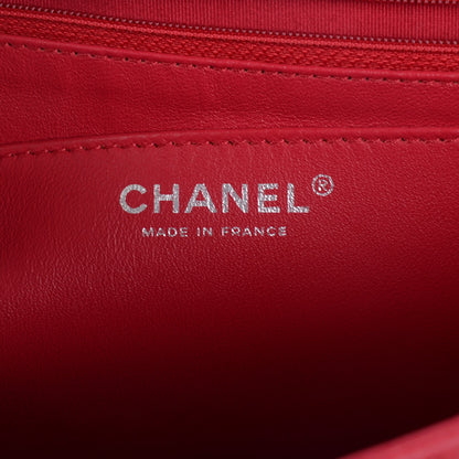 Chanel Washed Caviar Quilted Maxi Single Flap Fuchsia 6 of 8