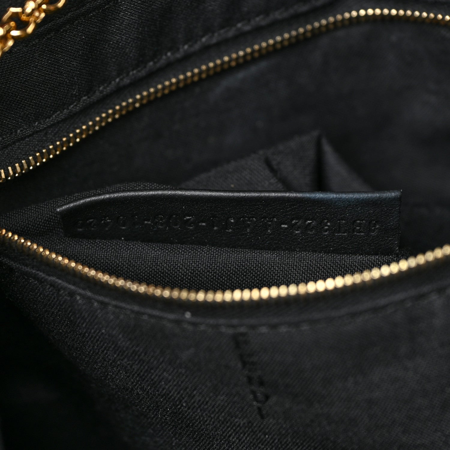 Fendi Vitello Grace King Karligraphy Chain Bucket Bag Black Bisquit 8 of 12