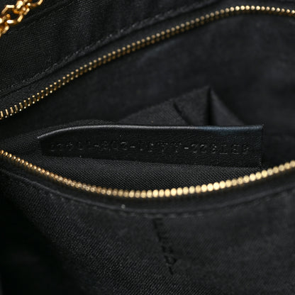 Fendi Vitello Grace King Karligraphy Chain Bucket Bag Black Bisquit 8 of 12