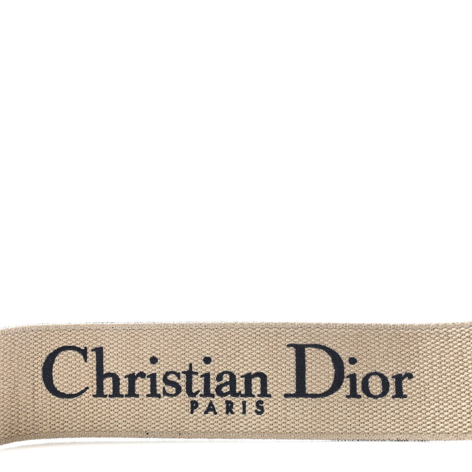 Christian Dior Canvas Embroidered Shoulder Strap Blue 4 of 6