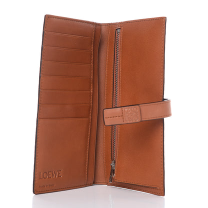 Loewe Grained Calfskin Large Vertical Wallet Steel Blue Tan 5 of 7