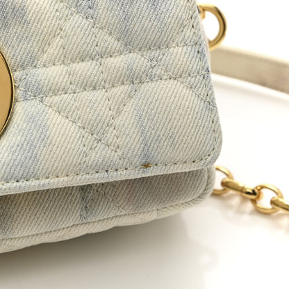 Christian Dior Denim Tie Dye Cannage Small Caro Bag Multicolor 13 of 14