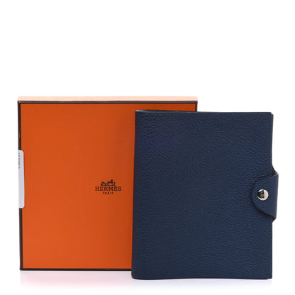 Hermes Togo Ulysse PM Notebook Cover Bleu de Prusse 9 of 9