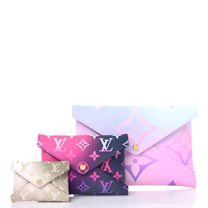Louis Vuitton Monogram Giant Spring In The City Kirigami Pochette Set Sunrise Pastel Midnight Fuchsia Sunset Kaki 1 of 9