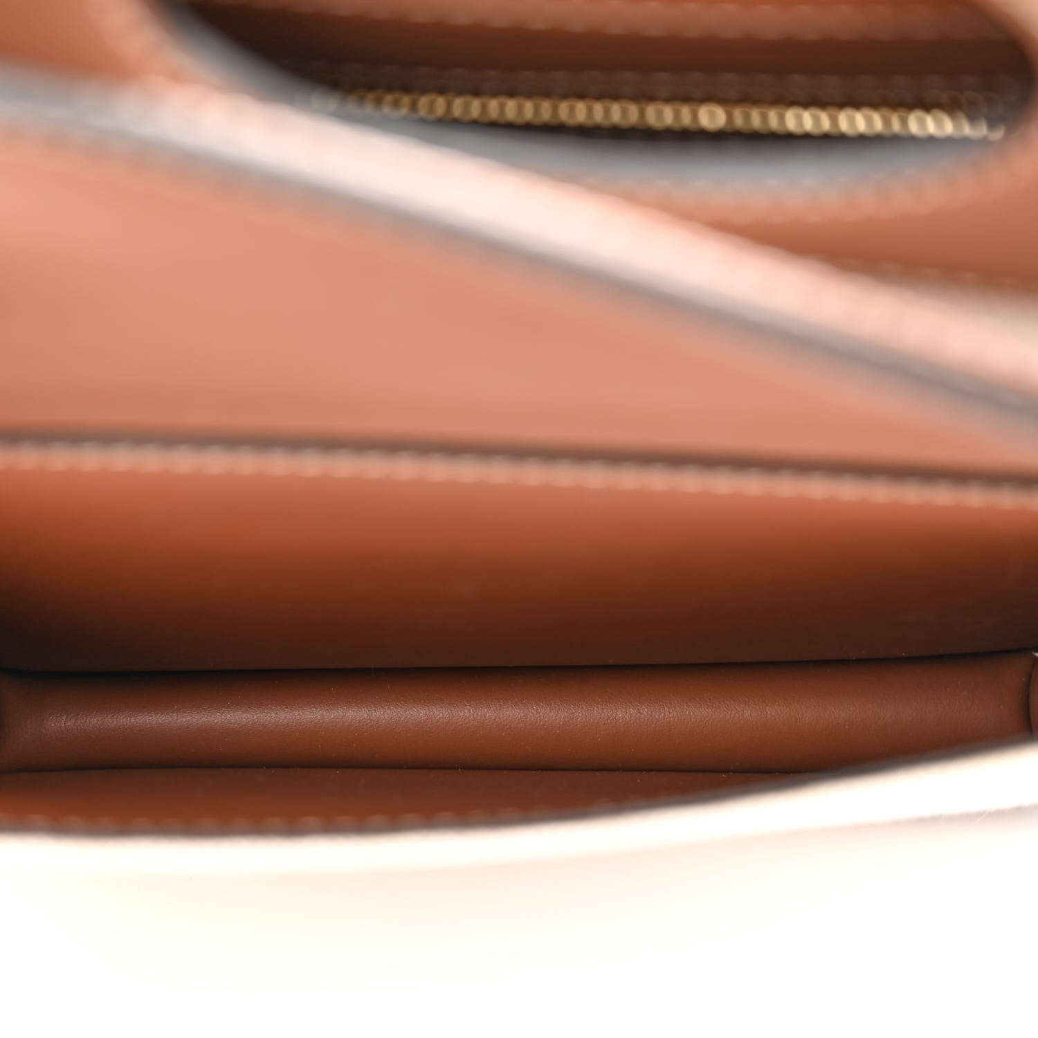 Burberry Canvas Smooth Calfskin Two Tone Mini Pocket Bag Natural Malt Brown 6 of 13