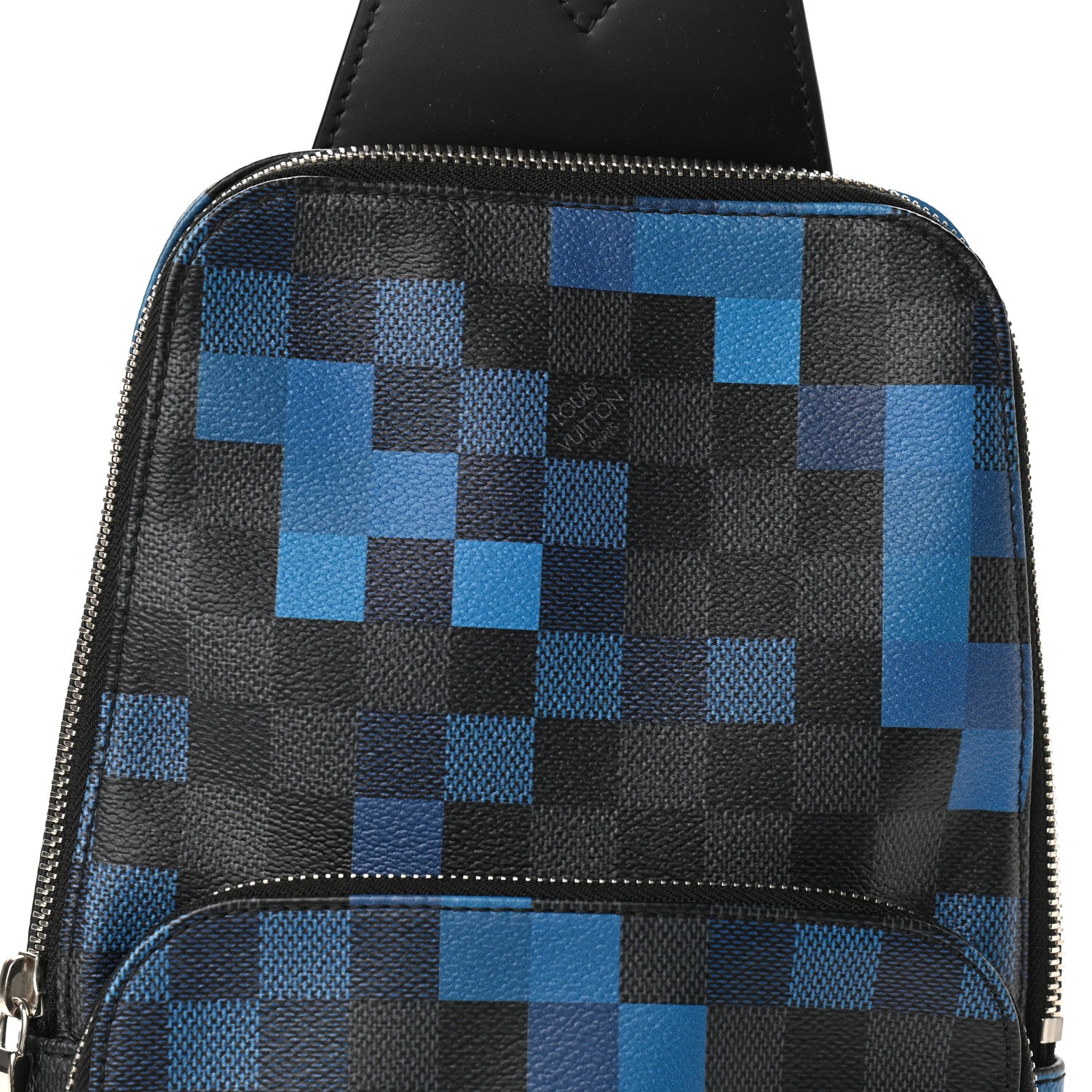 Louis Vuitton Damier Graphite Pixel Avenue Sling Backpack Blue 7 of 9
