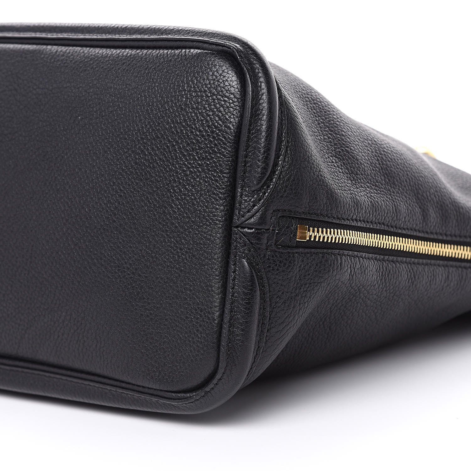 Alexander McQueen Pebbled Calfskin Skull Padlock Tote Black 10 of 11