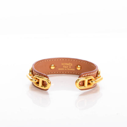 Hermes Epsom Chaine D'Ancre Bracelet Gold 3 of 4