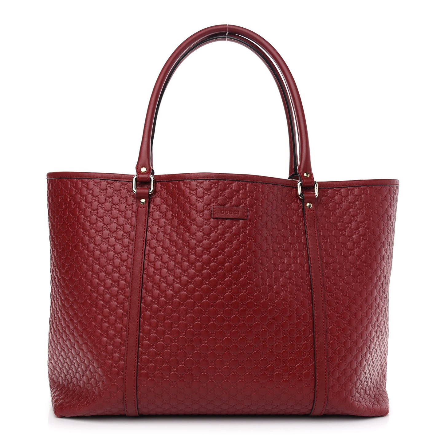Microguccissima Large Joy Tote Red