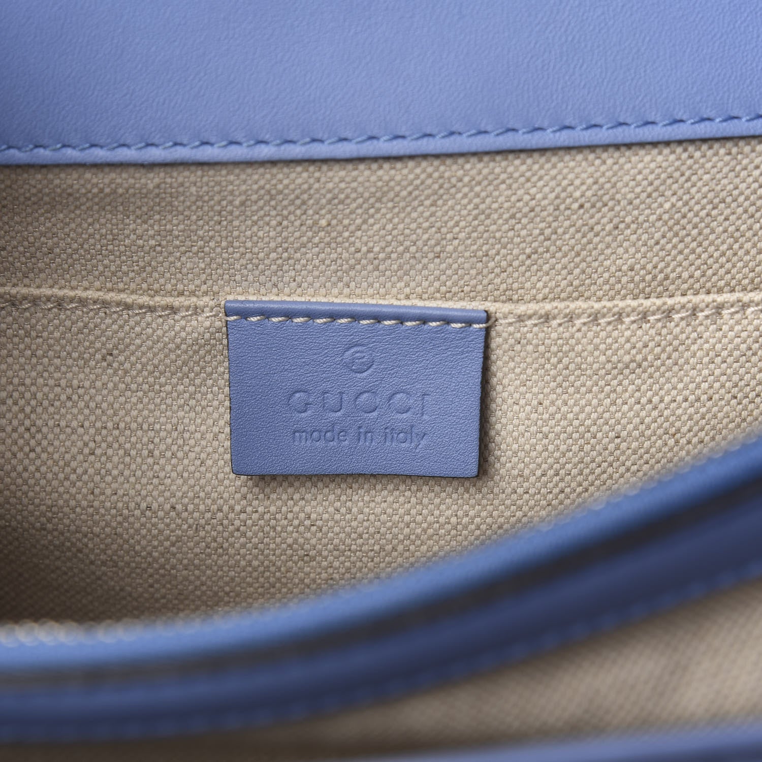 Gucci Calfskin Bamboo Web Embroidered Medium Dionysus Top Handle Bag Light Blue 6 of 12