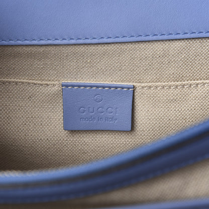 Gucci Calfskin Bamboo Web Embroidered Medium Dionysus Top Handle Bag Light Blue 6 of 12
