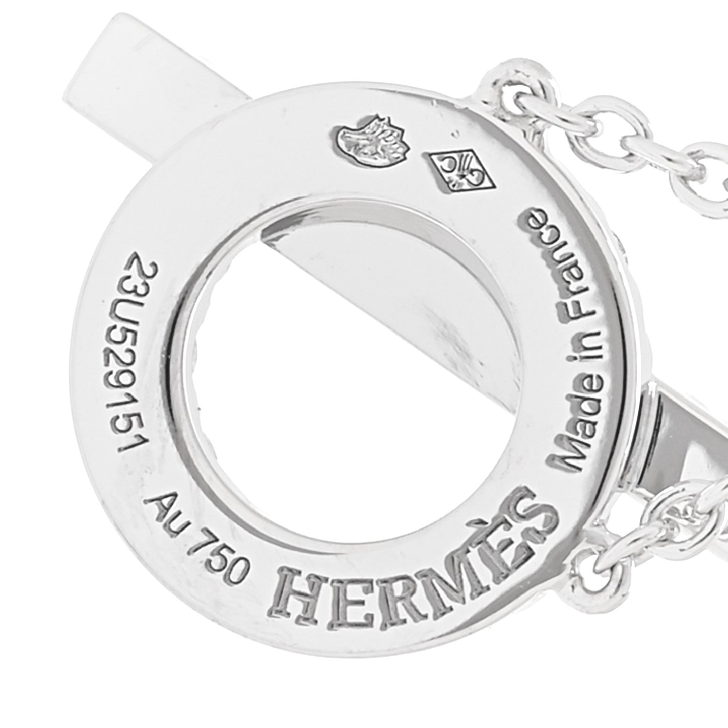 18K White Gold Diamond Finesse Pendant Necklace