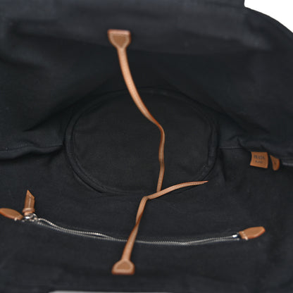 Prada Canapa Small Shopping Tote Black 6 of 11