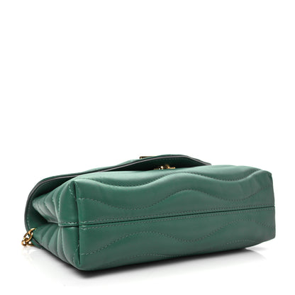 Louis Vuitton Calfskin LV New Wave Chain Bag Emerald 4 of 7