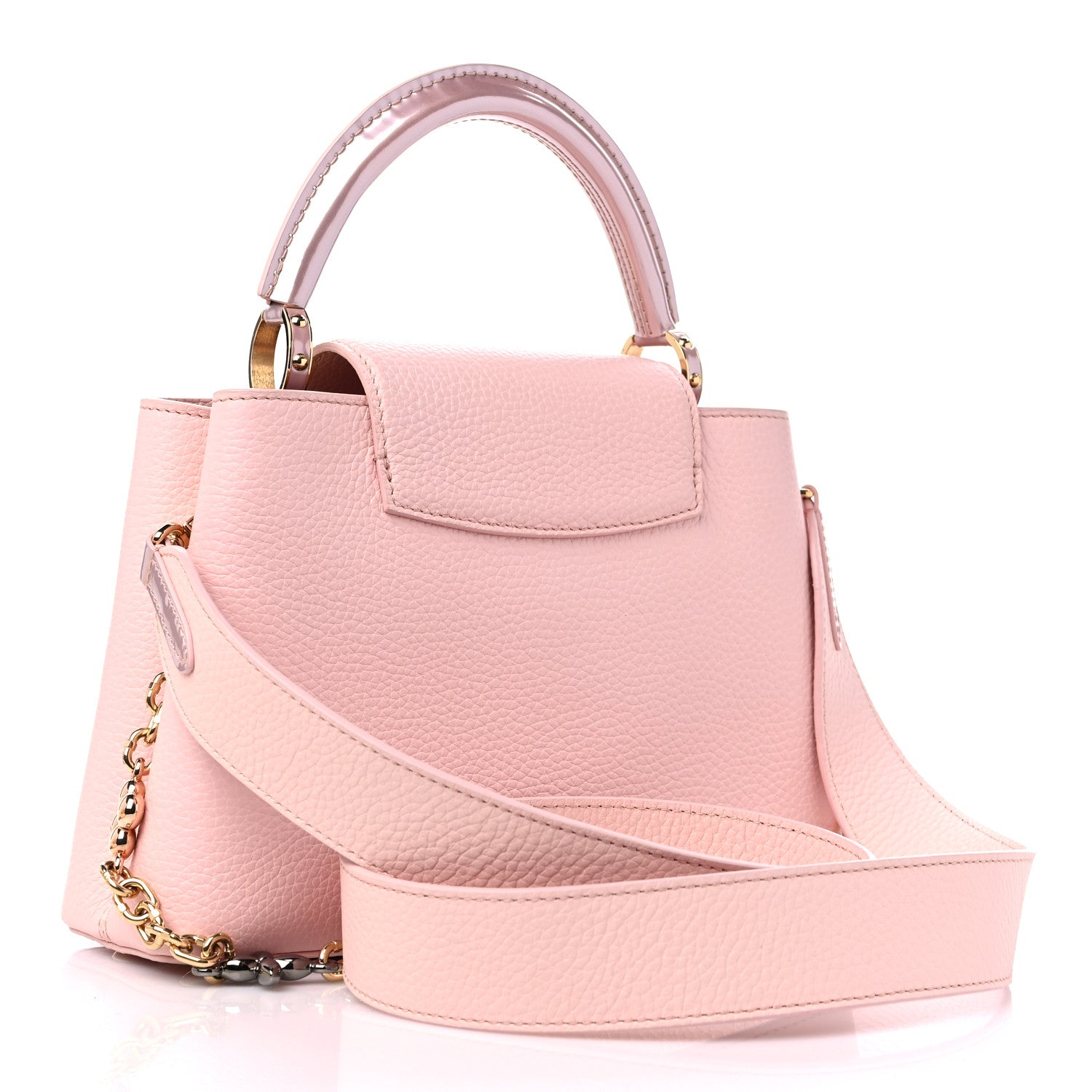 Louis Vuitton Taurillon Capucines BB Rose Jasmin 3 of 9
