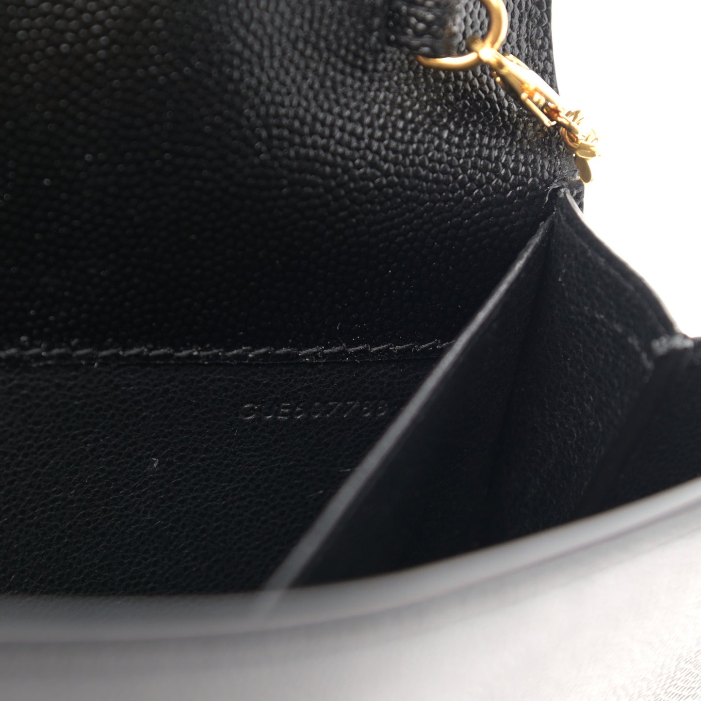 Grain De Poudre Uptown Chain Wallet Black