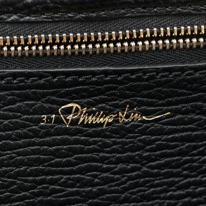 3.1 Phillip Lim Textured Calfskin Medium Pashli Satchel Black 6 of 11