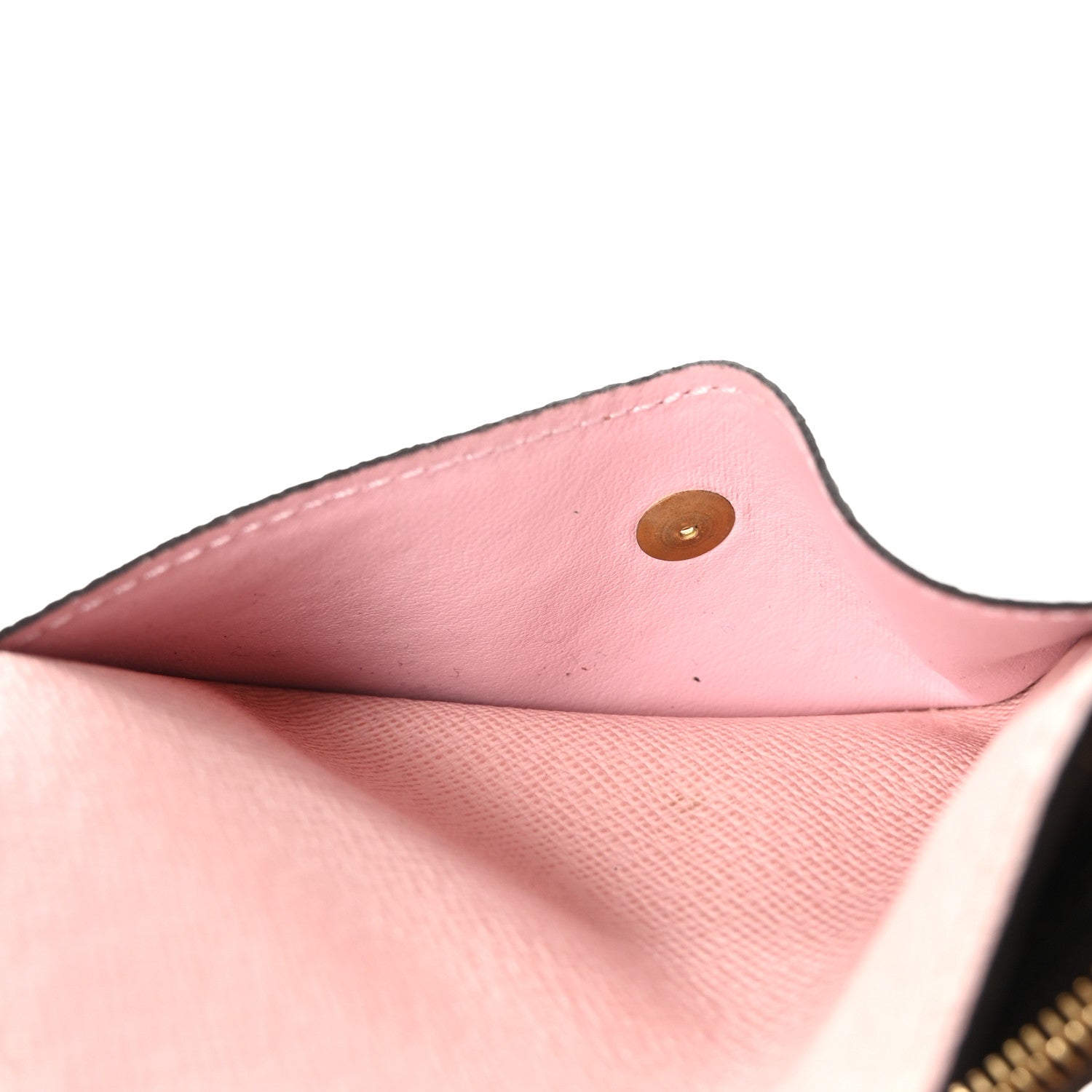 Louis Vuitton Damier Ebene Recto Verso Card Holder Rose Ballerine 5 of 8