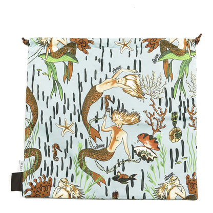 Loewe Canvas Mermaid Print Paula's Ibiza Small Drawstring Pouch 3 of 5