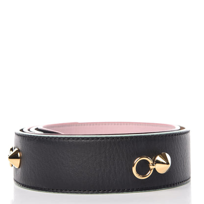 Fendi Vitello Dolce Tri-Color Buttoned Strap You Black Peonia Cuoio 2 of 4