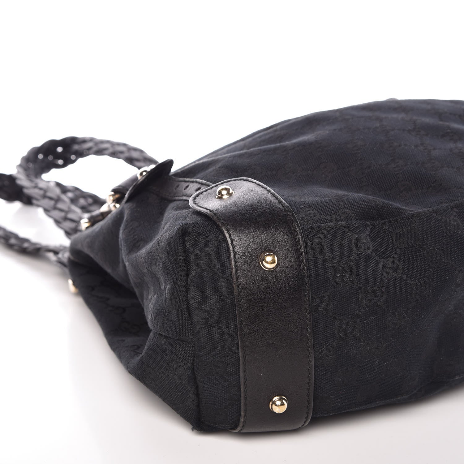 Gucci Monogram Medium Pelham Shoulder Bag Black 12 of 14