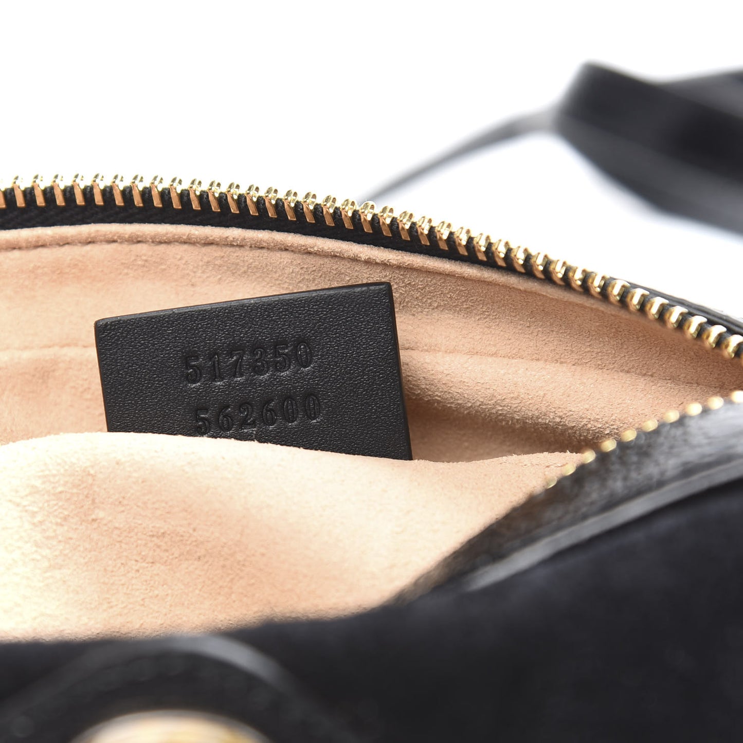 Suede Patent Web Mini Ophidia Shoulder Bag Black