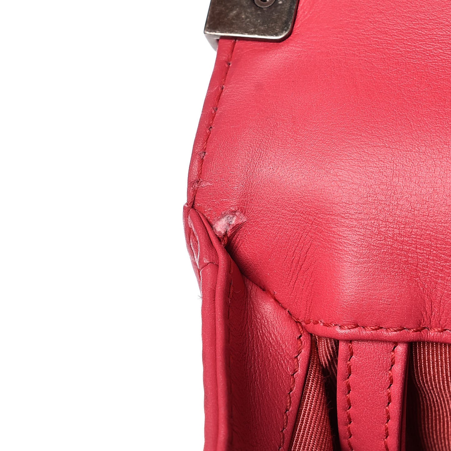 Patent Quilted Large Boy Flap Pink
