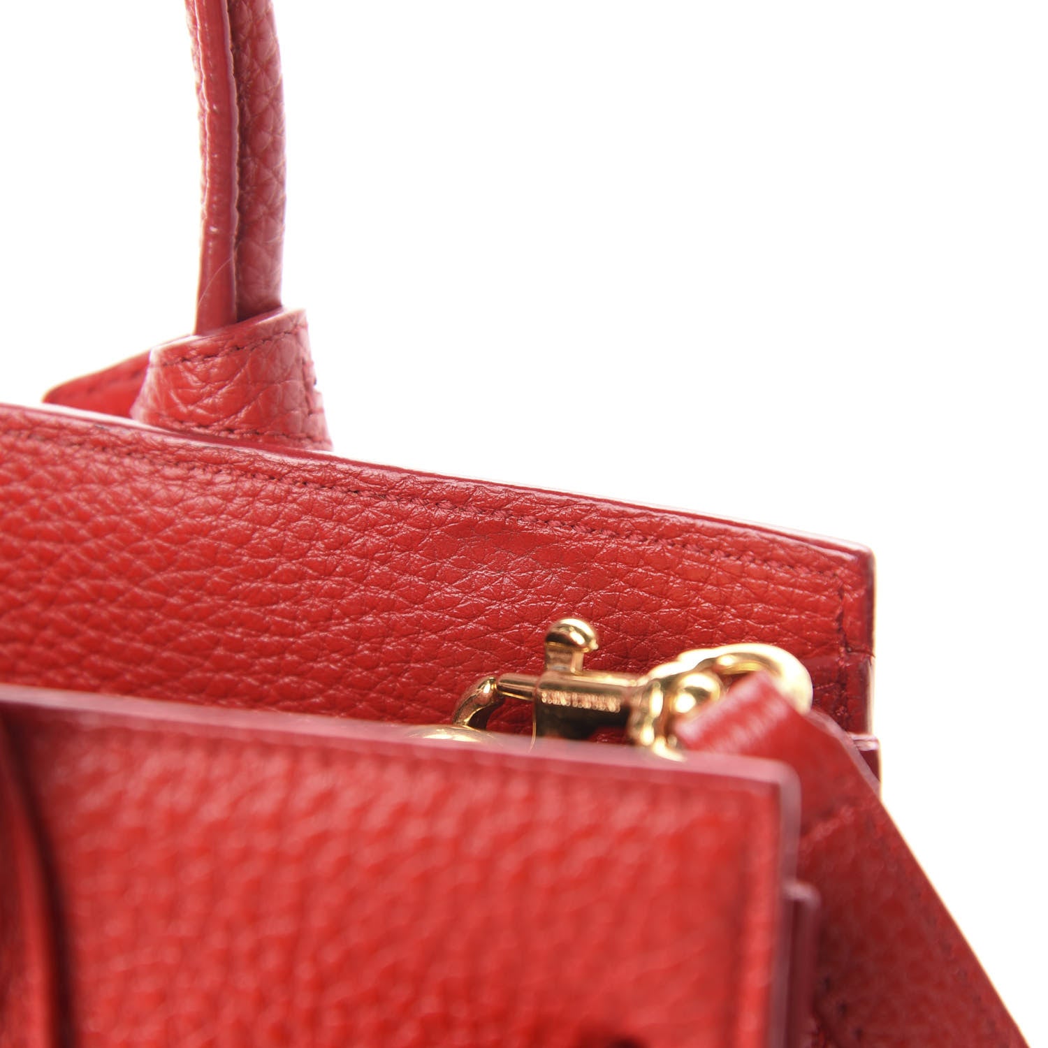 Saint Laurent Grained Calfskin Nano Sac De Jour Lipstick Red 9 of 11