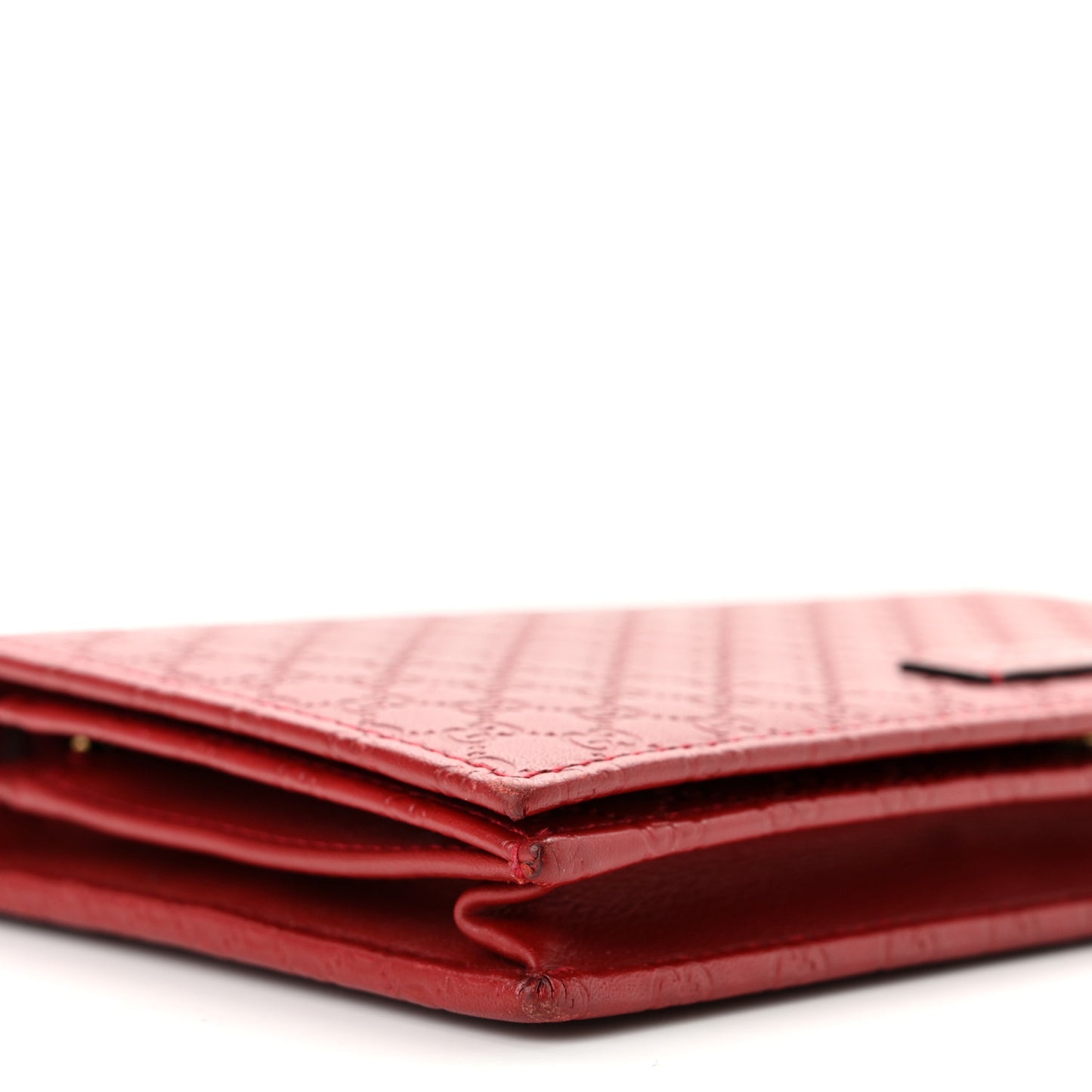 Microguccissima Crossbody Wallet Red
