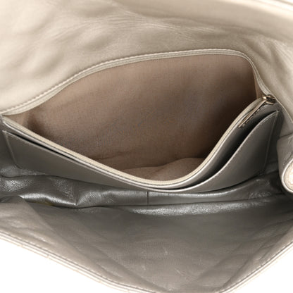 Chanel Metallic Calfskin Quilted 2.55 Reissue Clutch Silver 5 of 11